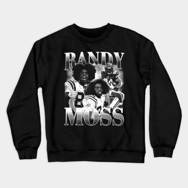 Randy Moss(American football wide receiver) Crewneck Sweatshirt by alesyacaitlin